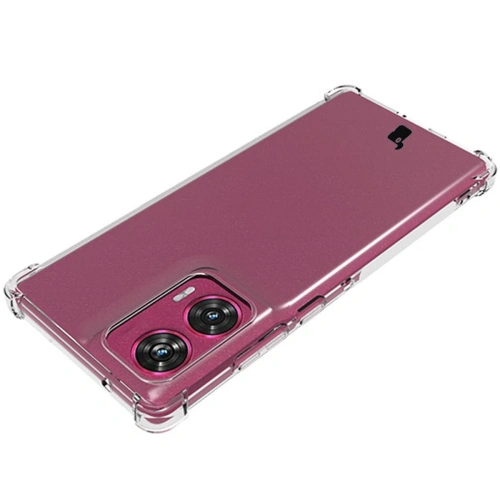 Elastyczne etui Bizon Case Salpa do Motorola Edge 50 Fusion przezroczyste