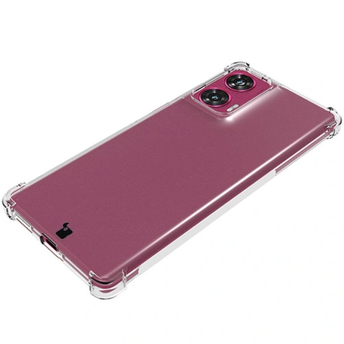 Elastyczne etui Bizon Case Salpa do Motorola Edge 50 Fusion przezroczyste