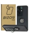 Hurtownia GSM - Bizon Case Hybrid Gyűrű Oppo Reno11 F 5G füstös fekete kerettel - BIZ4897 - {ean13} - Hurt