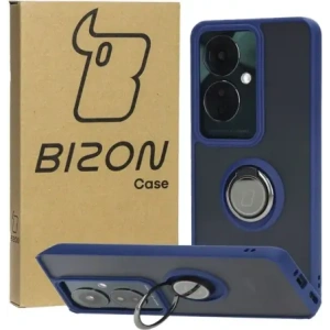 Hurtownia GSM - Bizon Case Hybrid Gyűrű Oppo Reno11 F 5G füstös, tengerészkék kerettel - BIZ4898 - {ean13} - Hurt