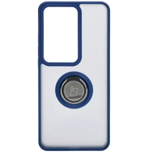 Hurtownia GSM - Bizon Case Hybrid Gyűrű Oppo Reno11 F 5G füstös, tengerészkék kerettel - BIZ4898 - {ean13} - Hurt