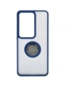 Hurtownia GSM - Bizon Case Hybrid Ring Oppo Reno11 F 5G rauchig mit einem navyblauen Rahmen - BIZ4898 - {ean13} - Hurt