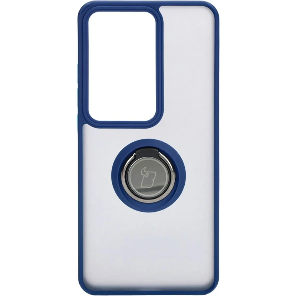 Hurtownia GSM - Bizon Case Hybrid Ring Oppo Reno11 F 5G rauchig mit einem navyblauen Rahmen - BIZ4898 - {ean13} - Hurt