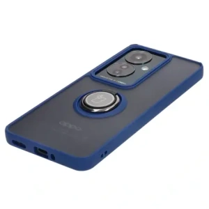 Hurtownia GSM - Bizon Case Hybrid Gyűrű Oppo Reno11 F 5G füstös, tengerészkék kerettel - BIZ4898 - {ean13} - Hurt