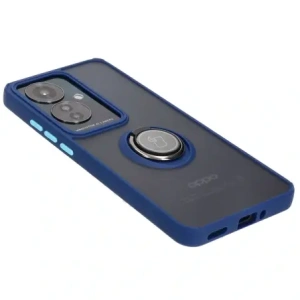Hurtownia GSM - Bizon Case Hybrid Ring Oppo Reno11 F 5G rauchig mit einem navyblauen Rahmen - BIZ4898 - {ean13} - Hurt