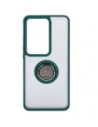 Hurtownia GSM - Bizon Case Hybrid Ring Oppo Reno11 F 5G rauchig mit einem dunkelgrünen Rahmen - BIZ4899 - {ean13} - Hurt