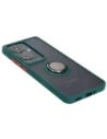 Hurtownia GSM - Bizon Case Hybrid Ring Oppo Reno11 F 5G rauchig mit einem dunkelgrünen Rahmen - BIZ4899 - {ean13} - Hurt