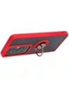 Wholesale Bizon Case Hybrid Ring Oppo Reno11 F 5G smoky with a red frame - BIZ5471 - {ean13} - Hurt