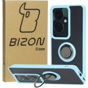 Hurtownia GSM - Bizon Case Hybrid Gyűrű Oppo Reno11 F 5G füstös színben, világoskék kerettel. - BIZ5472 - {ean13} - Hurt