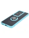 Hurtownia GSM - Bizon Case Hybrid Ring Oppo Reno11 F 5G rauchig mit einem hellblauen Rahmen - BIZ5472 - {ean13} - Hurt