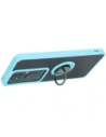 Hurtownia GSM - Bizon Case Hybrid Ring Oppo Reno11 F 5G rauchig mit einem hellblauen Rahmen - BIZ5472 - {ean13} - Hurt