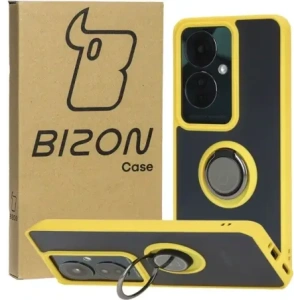 Hurtownia GSM - Bizon Case Hybrid Gyűrű Oppo Reno11 F 5G füstös sárga kerettel - BIZ5473 - {ean13} - Hurt