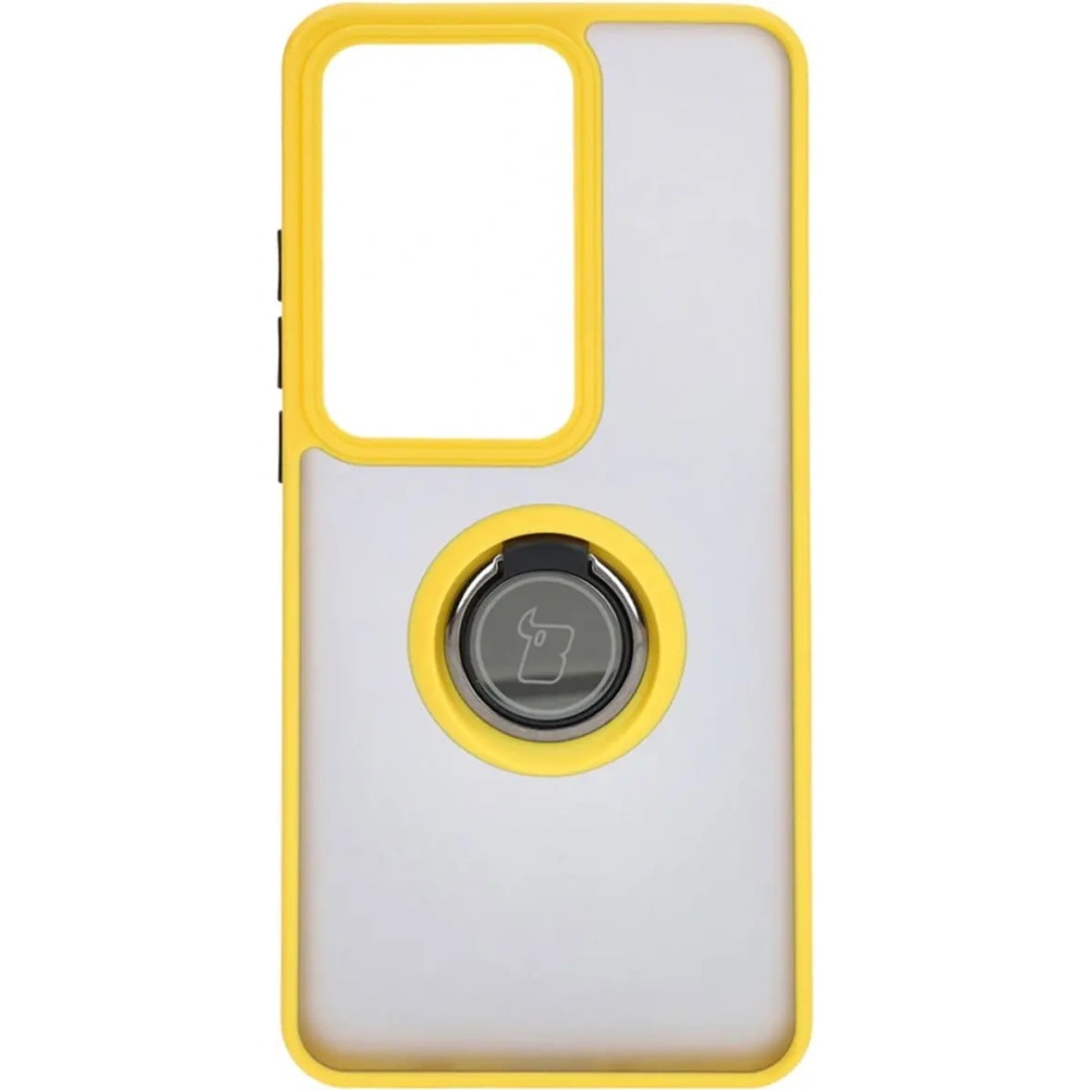 Hurtownia GSM - Bizon Case Hybrid Gyűrű Oppo Reno11 F 5G füstös sárga kerettel - BIZ5473 - {ean13} - Hurt