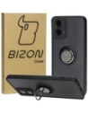 Hurtownia GSM - Bizon Case Hybrid Ring Motorola Moto G34 5G füstös fekete kerettel - BIZ4903 - {ean13} - Hurt