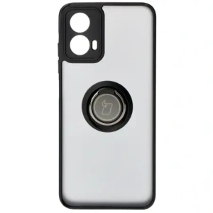 Hurtownia GSM - Etui z uchwytem na palec Bizon Case Hybrid Ring do Motorola Moto G34 5G przydymione z czarną ramką - BIZ4903 - {ean13} - Hurt