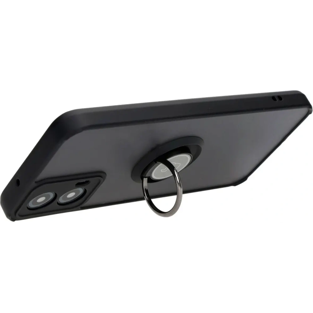 Hurtownia GSM - Bizon Case Hybrid Ring Motorola Moto G34 5G füstös fekete kerettel - BIZ4903 - {ean13} - Hurt