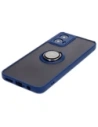 Hurtownia GSM - Bizon Case Hybrid Ring Motorola Moto G34 5G fumurie cu un cadru albastru marin - BIZ4904 - {ean13} - Hurt