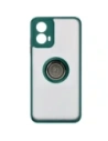 Hurtownia GSM - Bizon Case Hybrid Ring Motorola Moto G34 5G füstös sötétzöld kerettel - BIZ4905 - {ean13} - Hurt