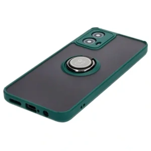 Hurtownia GSM - Bizon Case Hybrid Ring Motorola Moto G34 5G füstös sötétzöld kerettel - BIZ4905 - {ean13} - Hurt