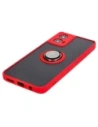 Hurtownia GSM - Etui z uchwytem na palec Bizon Case Hybrid Ring do Motorola Moto G34 5G przydymione z czerwoną ramką - BIZ4906 - {ean13} - Hurt