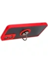 Hurtownia GSM - Etui z uchwytem na palec Bizon Case Hybrid Ring do Motorola Moto G34 5G przydymione z czerwoną ramką - BIZ4906 - {ean13} - Hurt