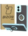 Hurtownia GSM - Bizon Case Hybrid Ring Motorola Moto G34 5G rauchig mit einem hellblauen Rahmen - BIZ4907 - {ean13} - Hurt