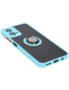 Hurtownia GSM - Bizon Case Hybrid Ring Motorola Moto G34 5G rauchig mit einem hellblauen Rahmen - BIZ4907 - {ean13} - Hurt