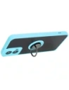 Hurtownia GSM - Bizon Case Hybrid Ring Motorola Moto G34 5G rauchig mit einem hellblauen Rahmen - BIZ4907 - {ean13} - Hurt