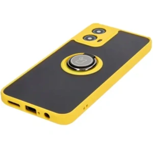 Hurtownia GSM - Bizon Case Hybrid Ring Motorola Moto G34 5G füstös sárga kerettel - BIZ4908 - {ean13} - Hurt