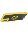 Wholesale Bizon Case Hybrid Ring Motorola Moto G34 5G smoky with a yellow frame - BIZ4908 - {ean13} - Hurt