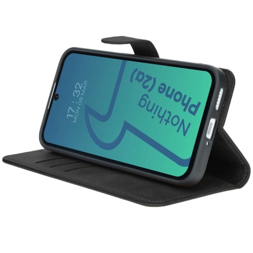 Etui z klapką Bizon Case Pocket do Nothing Phone (2a) / (2a) Plus czarne