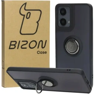 Hurtownia GSM - Bizon Case Hybrid Ring Motorola Moto G04 / G24 / G24 Power rauchig mit einem schwarzen Rahmen - BIZ4910 - {ean13} - Hurt