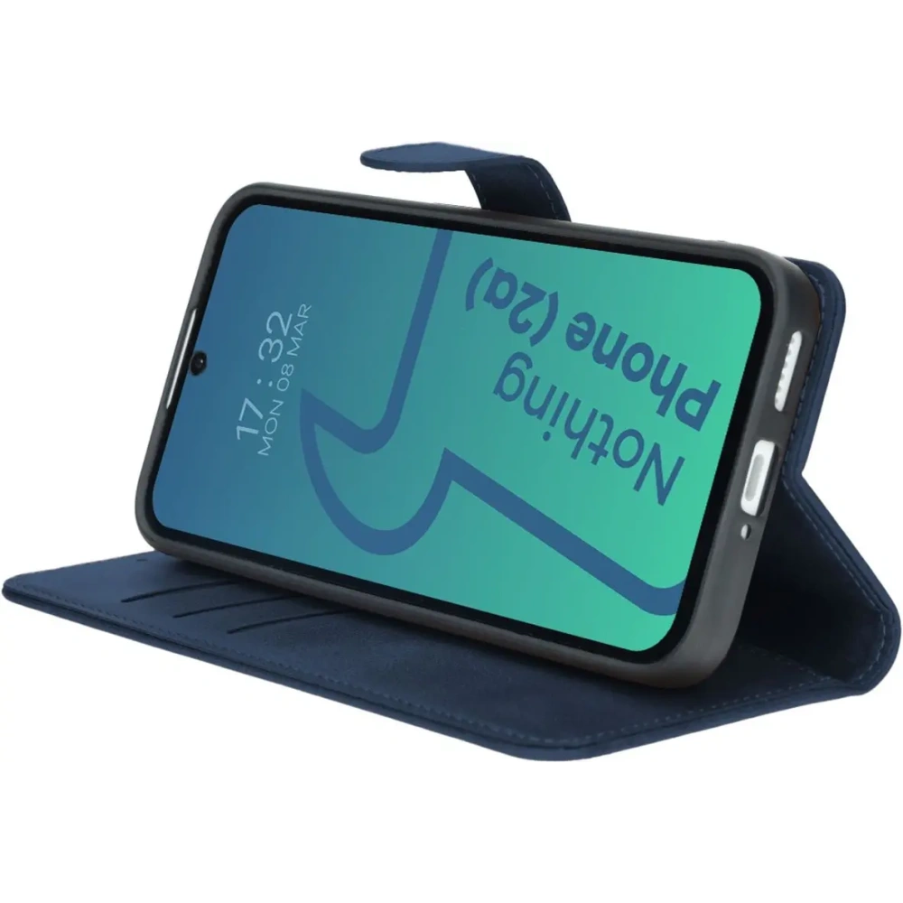 Hurtownia GSM - Etui z klapką Bizon Case Pocket do Nothing Phone (2a) / (2a) Plus granatowe - BIZ4911 - {ean13} - Hurt