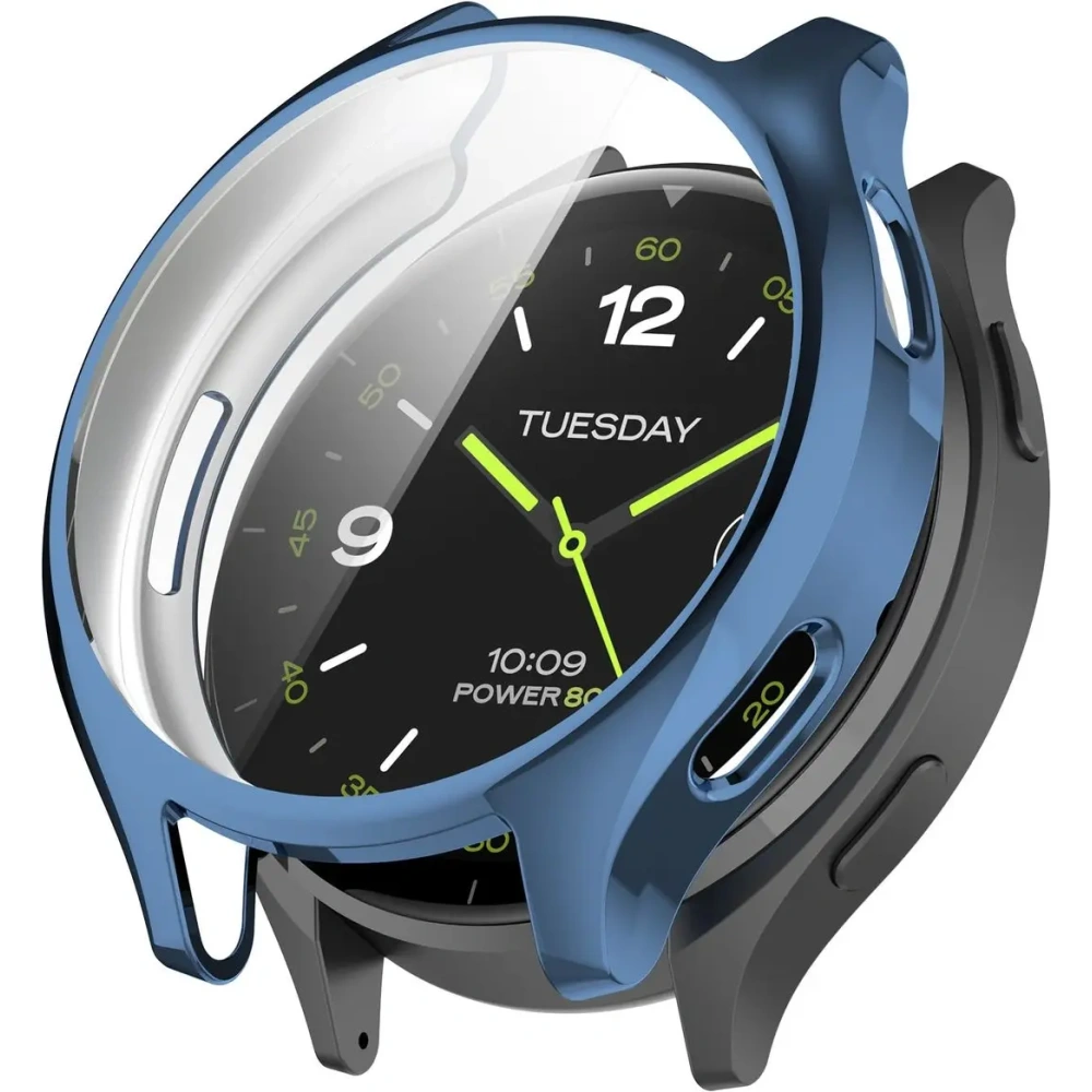 Hurtownia GSM - Etui z osłoną ekranu Bizon Case Watch Felipe do Xiaomi Watch 2 niebieskie - BIZ5483 - {ean13} - Hurt
