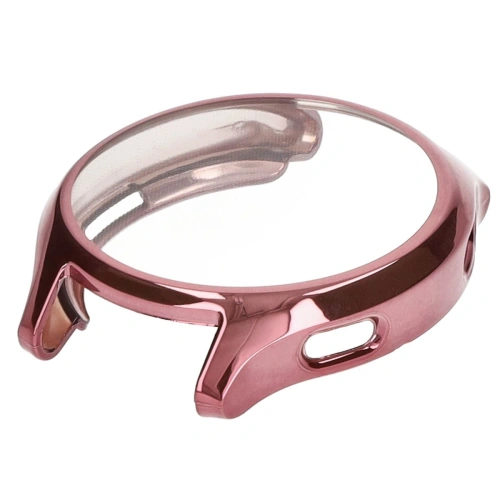 Etui z osłoną ekranu Bizon Case Watch Felipe do Xiaomi Watch 2 różowe