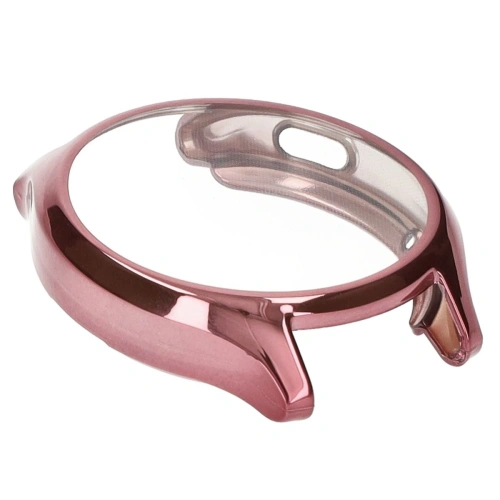 Etui z osłoną ekranu Bizon Case Watch Felipe do Xiaomi Watch 2 różowe