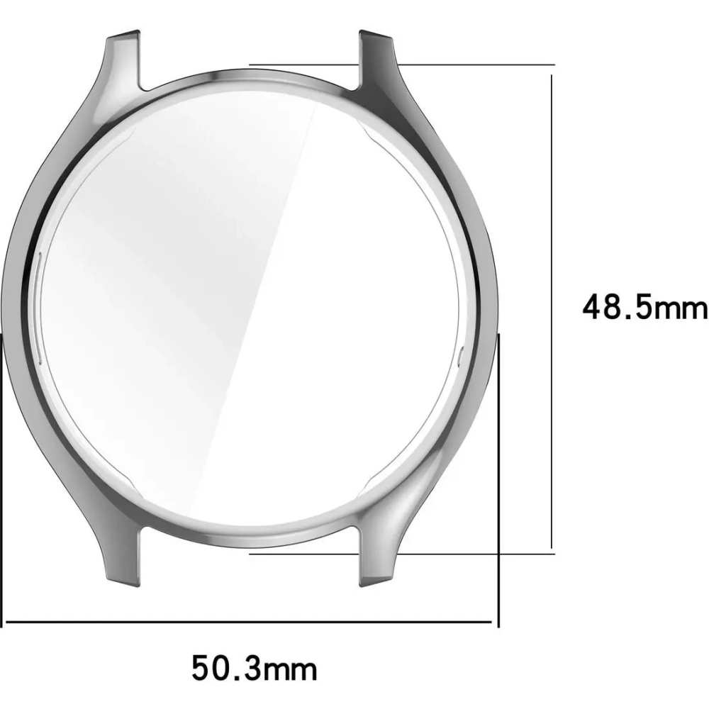 Hurtownia GSM - Etui z osłoną ekranu Bizon Case Watch Felipe do Xiaomi Watch 2 srebrne - BIZ4917 - {ean13} - Hurt