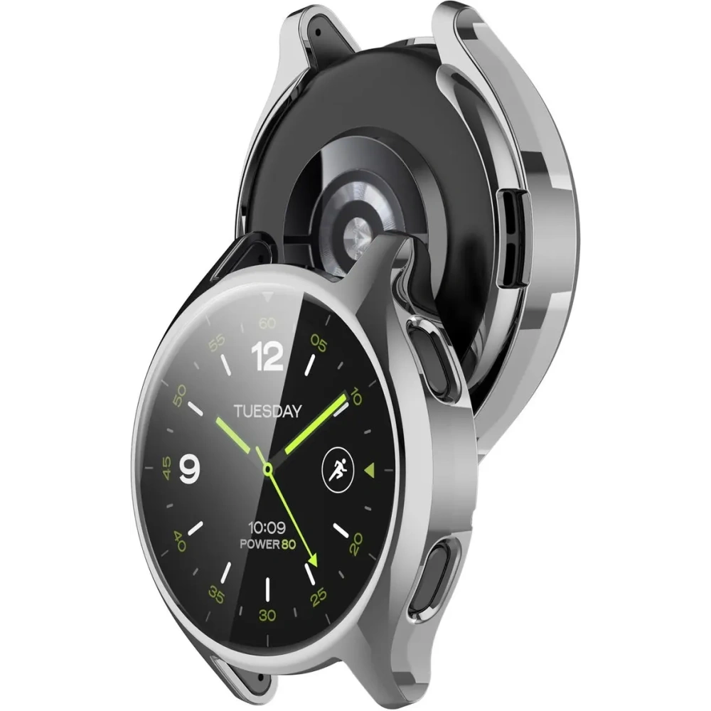 Hurtownia GSM - Etui z osłoną ekranu Bizon Case Watch Felipe do Xiaomi Watch 2 srebrne - BIZ4917 - {ean13} - Hurt