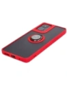 Hurtownia GSM - Bizon Case Hybrid Ring Motorola Moto G04 / G24 / G24 Power füstös piros kerettel - BIZ5489 - {ean13} - Hurt