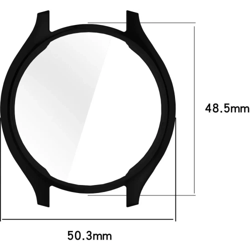 Etui z osłoną ekranu Bizon Case Watch Felipe do Xiaomi Watch 2 czarne