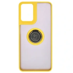 Hurtownia GSM - Bizon Case Hybrid Ring Motorola Moto G04 / G24 / G24 Power rauchig mit einem gelben Rahmen - BIZ5492 - {ean13} - Hurt