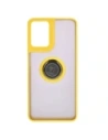 Hurtownia GSM - Bizon Case Hybrid Ring Motorola Moto G04 / G24 / G24 Power füstös színű, sárga kerettel - BIZ5492 - {ean13} - Hurt