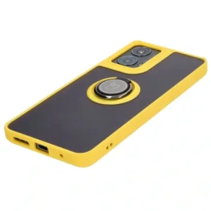 Hurtownia GSM - Bizon Case Hybrid Ring Motorola Moto G04 / G24 / G24 Power rauchig mit einem gelben Rahmen - BIZ5492 - {ean13} - Hurt