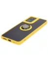 Hurtownia GSM - Bizon Case Hybrid Ring Motorola Moto G04 / G24 / G24 Power füstös színű, sárga kerettel - BIZ5492 - {ean13} - Hurt