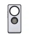 Hurtownia GSM - Etui s úchopem na prst Bizon Case Hybrid Ring pro Realme 12 Pro / 12 Pro+ kouřové s černým rámem - BIZ4925 - {ean13} - Hurt