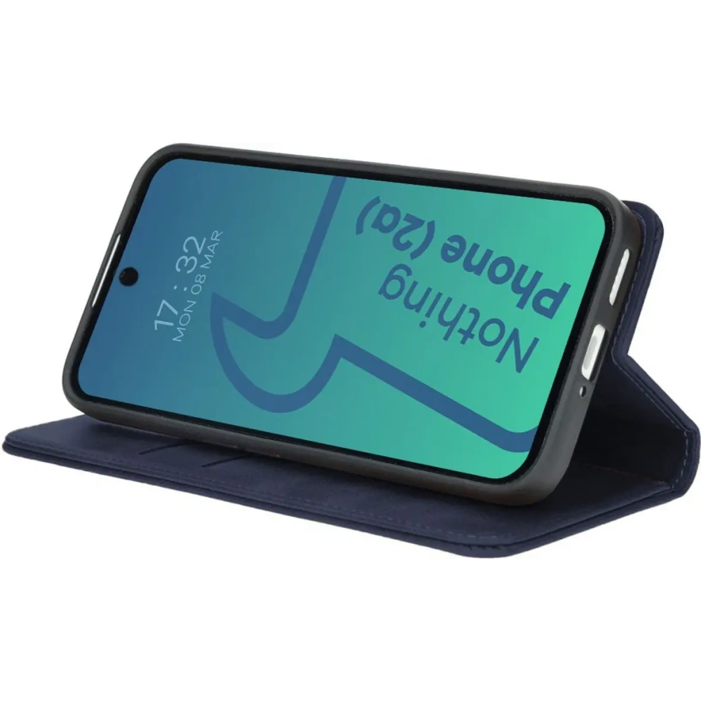 Hurtownia GSM - Etui z klapką Bizon Case Pocket Pro do Nothing Phone (2a) / (2a) Plus granatowe - BIZ5498 - {ean13} - Hurt