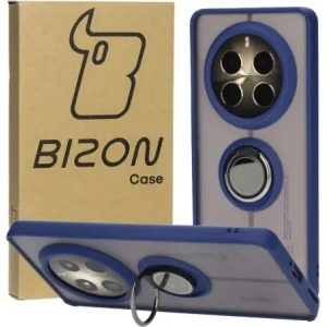 Hurtownia GSM - Bizon Case Hybrid Gyűrű Realme 12 Pro / 12 Pro+ füstös színben, tengerészkék kerettel - BIZ5499 - {ean13} - Hurt