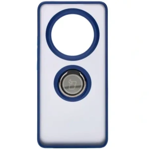 Hurtownia GSM - Bizon Case Hybrid Gyűrű Realme 12 Pro / 12 Pro+ füstös színben, tengerészkék kerettel - BIZ5499 - {ean13} - Hurt