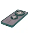 Hurtownia GSM - Etui s úchopem na prst Bizon Case Hybrid Ring pro Realme 12 Pro / 12 Pro+ kouřové s tmavě zeleným rámem - BIZ5500 - {ean13} - Hurt