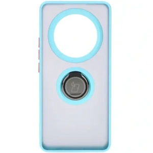 Hurtownia GSM - Bizon Case Hybrid Gyűrű Realme 12 Pro / 12 Pro+ füstös színben, világoskék kerettel - BIZ4931 - {ean13} - Hurt